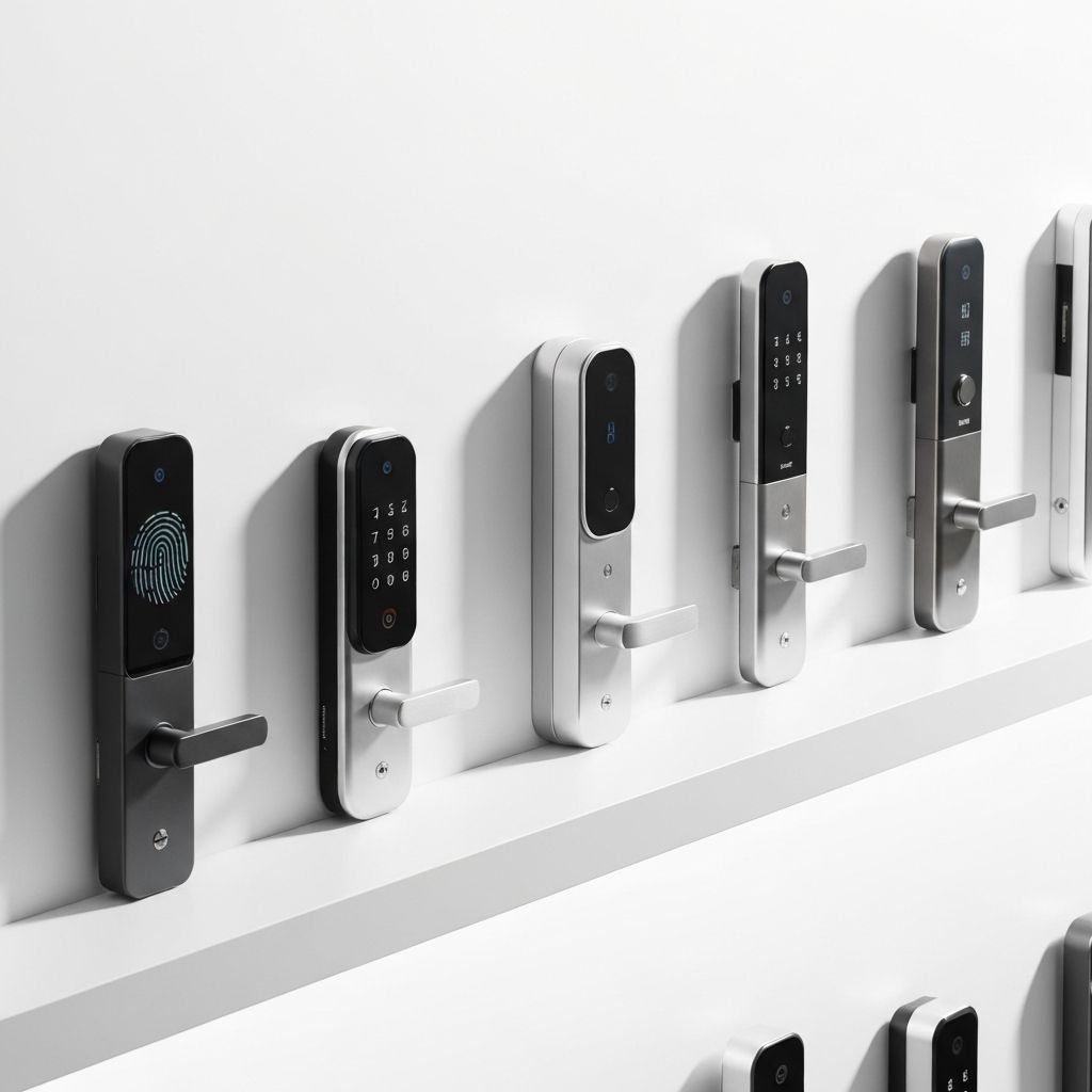 도어락 제품 라인업 - 삼성, LG, 게이트맨 등